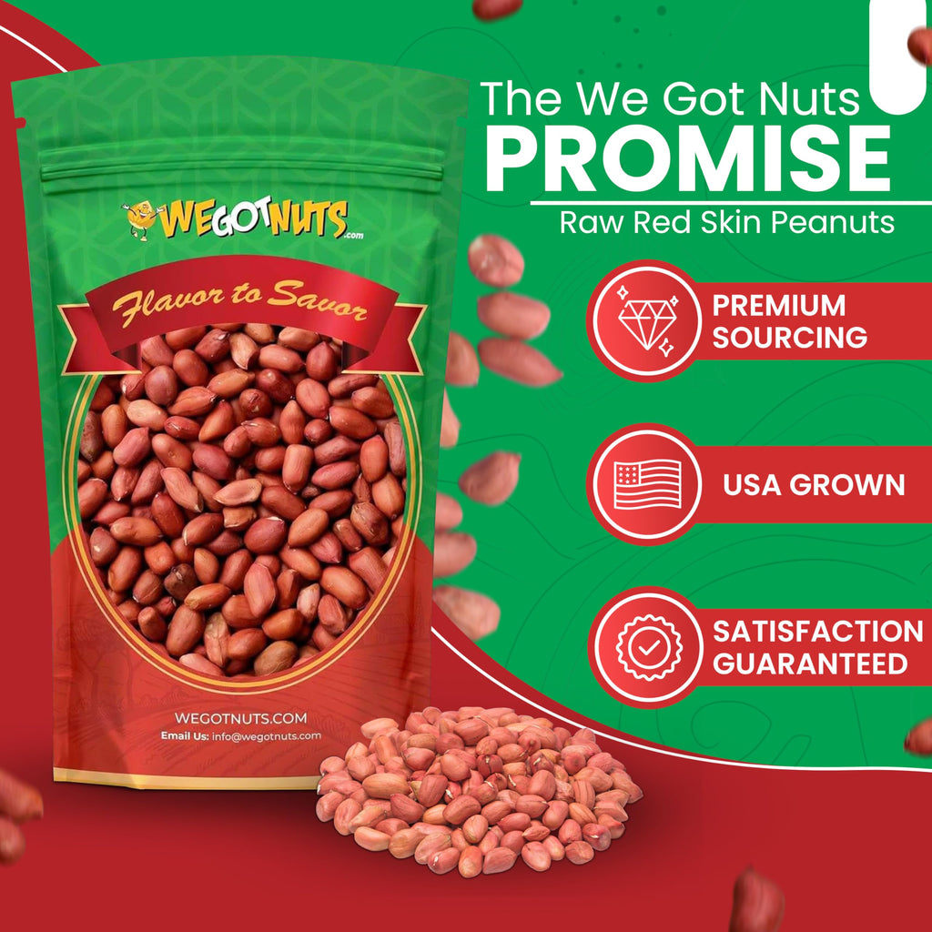 Red Skin Peanuts Unsalted 5LB Bag N56967