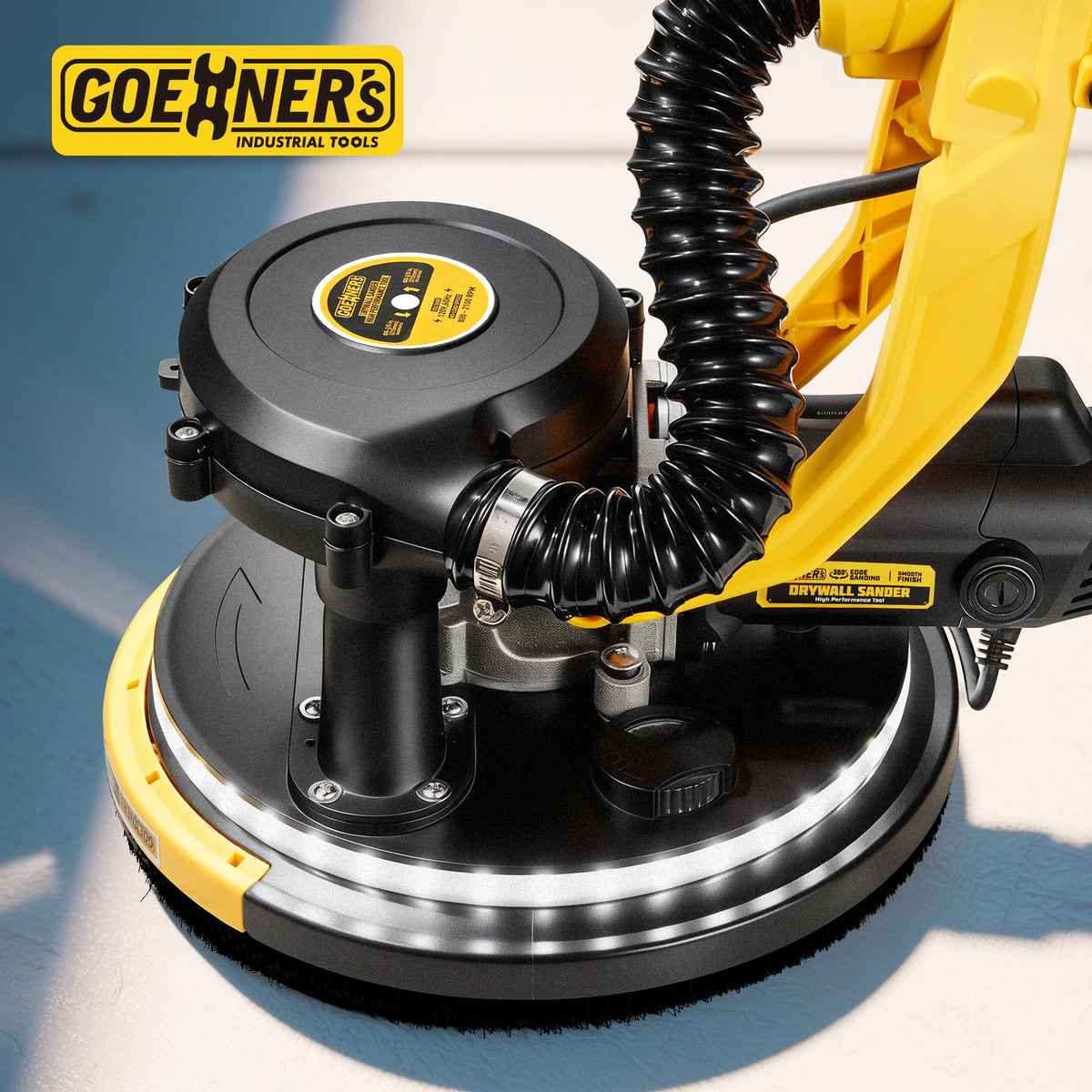 950W Electric Drywall Sander with Vacuum Dust Collector B942759