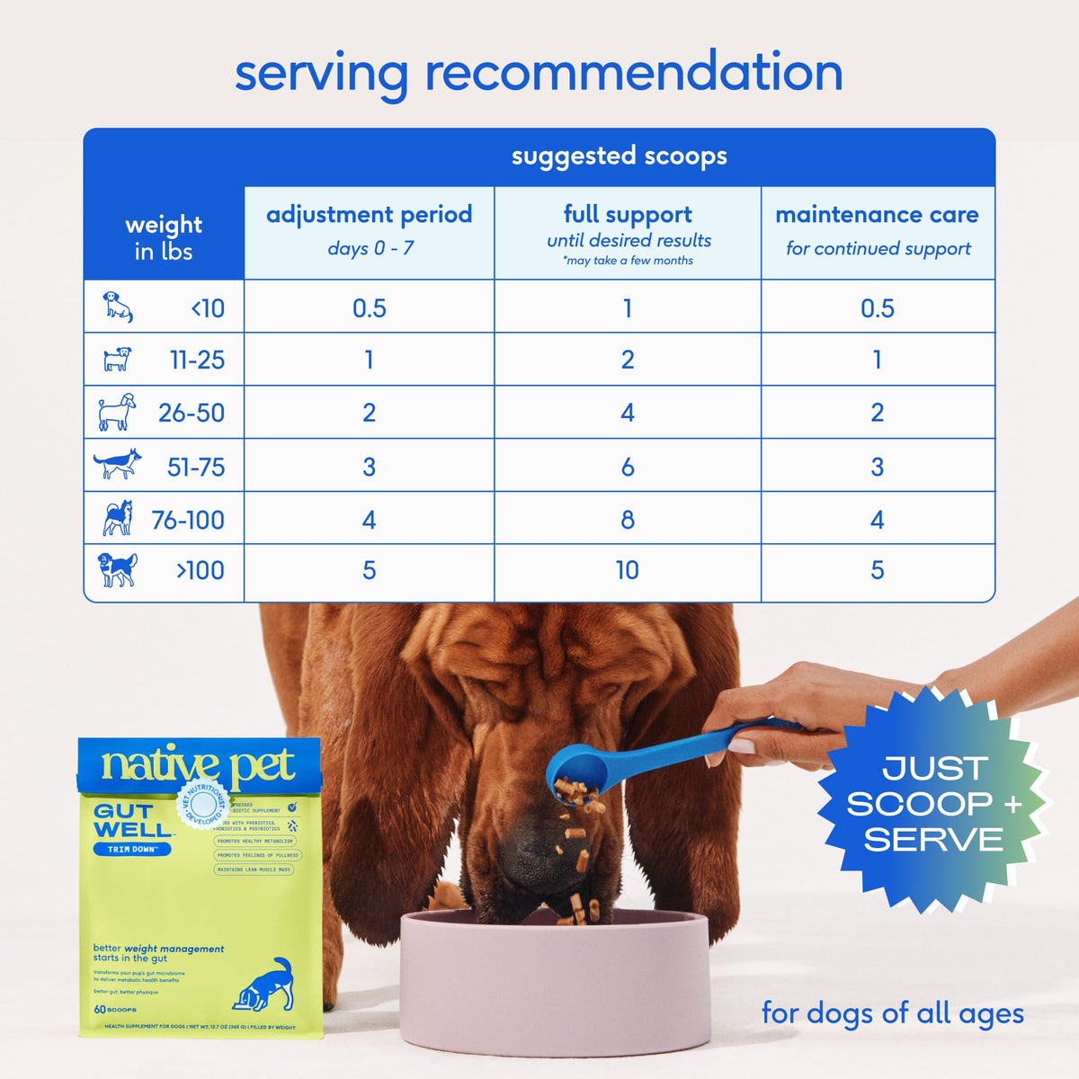Weight Management Dog Food Topper & Supplement V2450