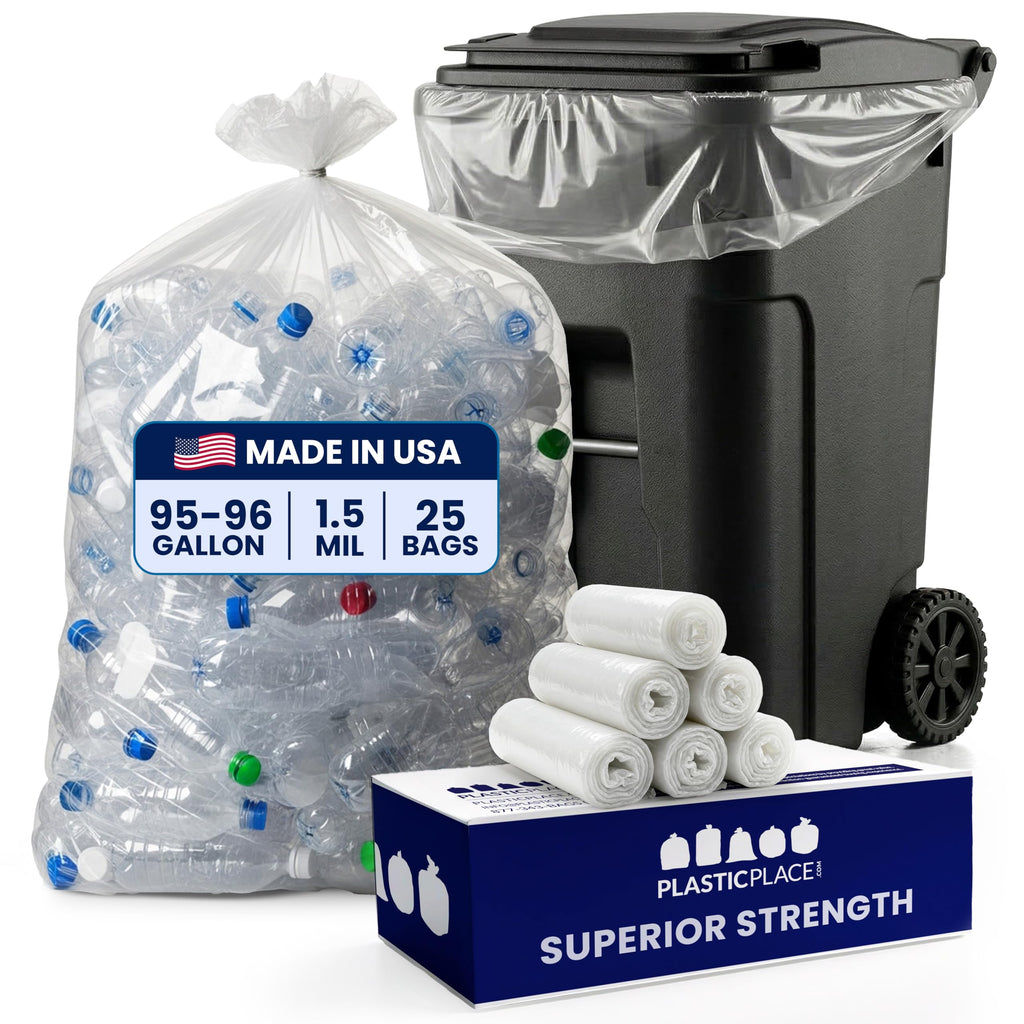 95-96 Gallon Garbage Can Liners, 25 Count M455134