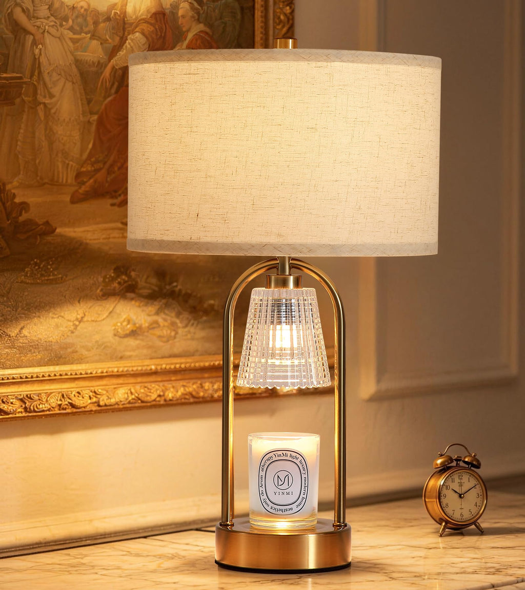 2 in 1 Gold Candle Warmer and Table Lamp R99438