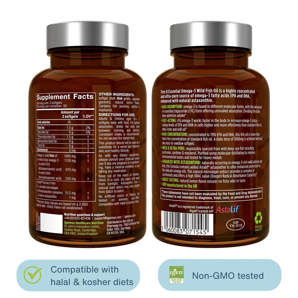 Wild Fish Oil 1360mg B217