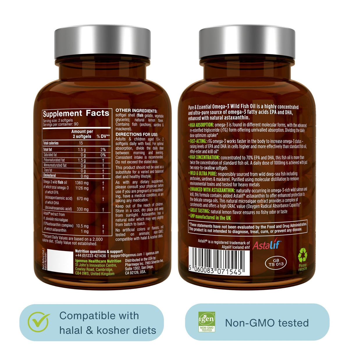 Wild Fish Oil 1360mg B217