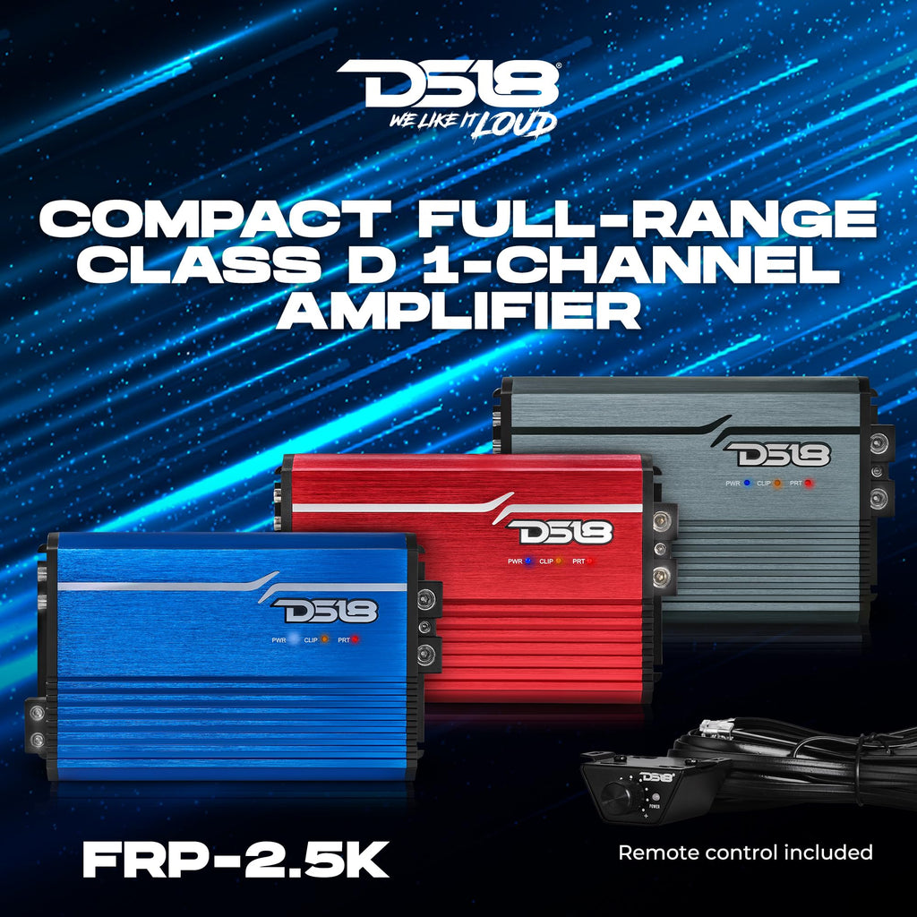 Compact Full-Range Class D 1-Channel Amplifier 2,500 Watts RMS Monoblock V598446