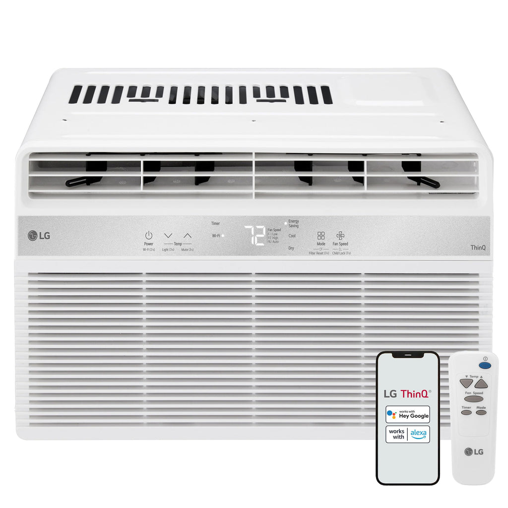 8000 BTU White Window Air Conditioner H30994