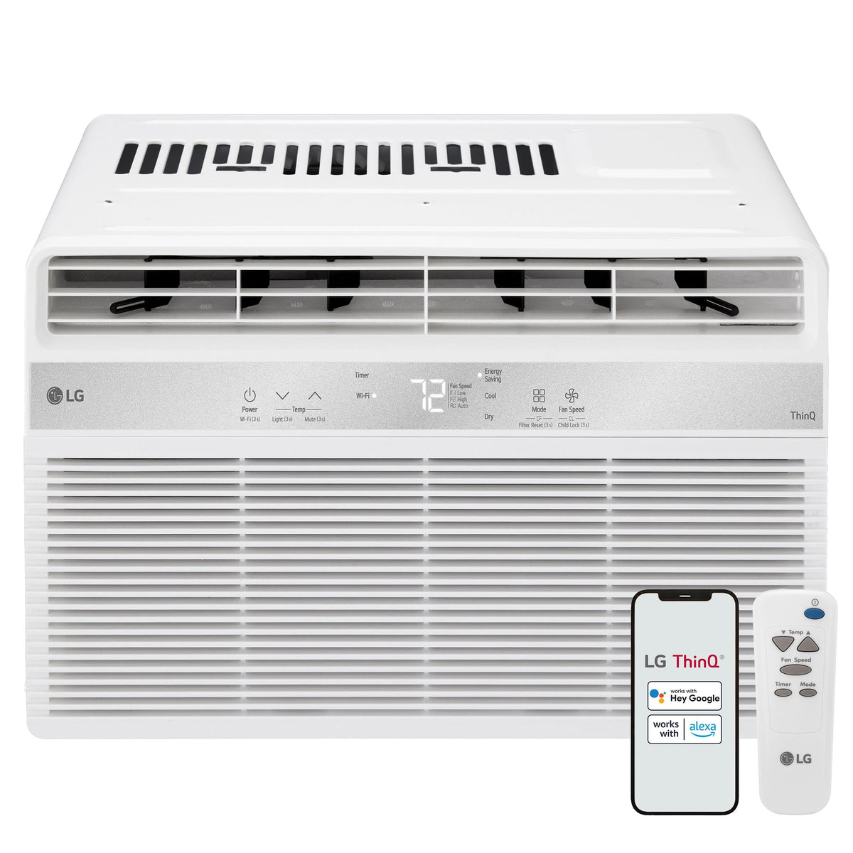 8000 BTU White Window Air Conditioner H30994