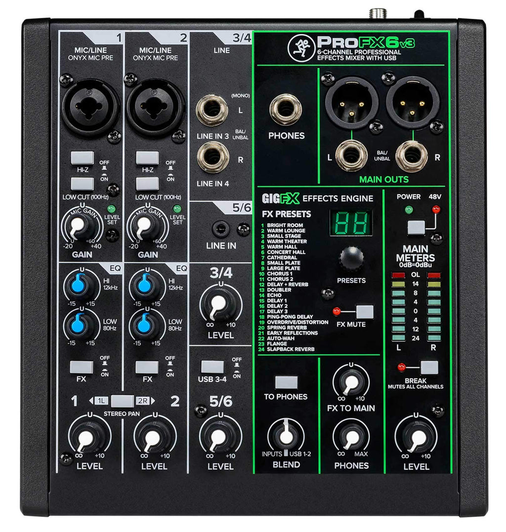 15" Active DJ Speaker Pair with Mixer U6557