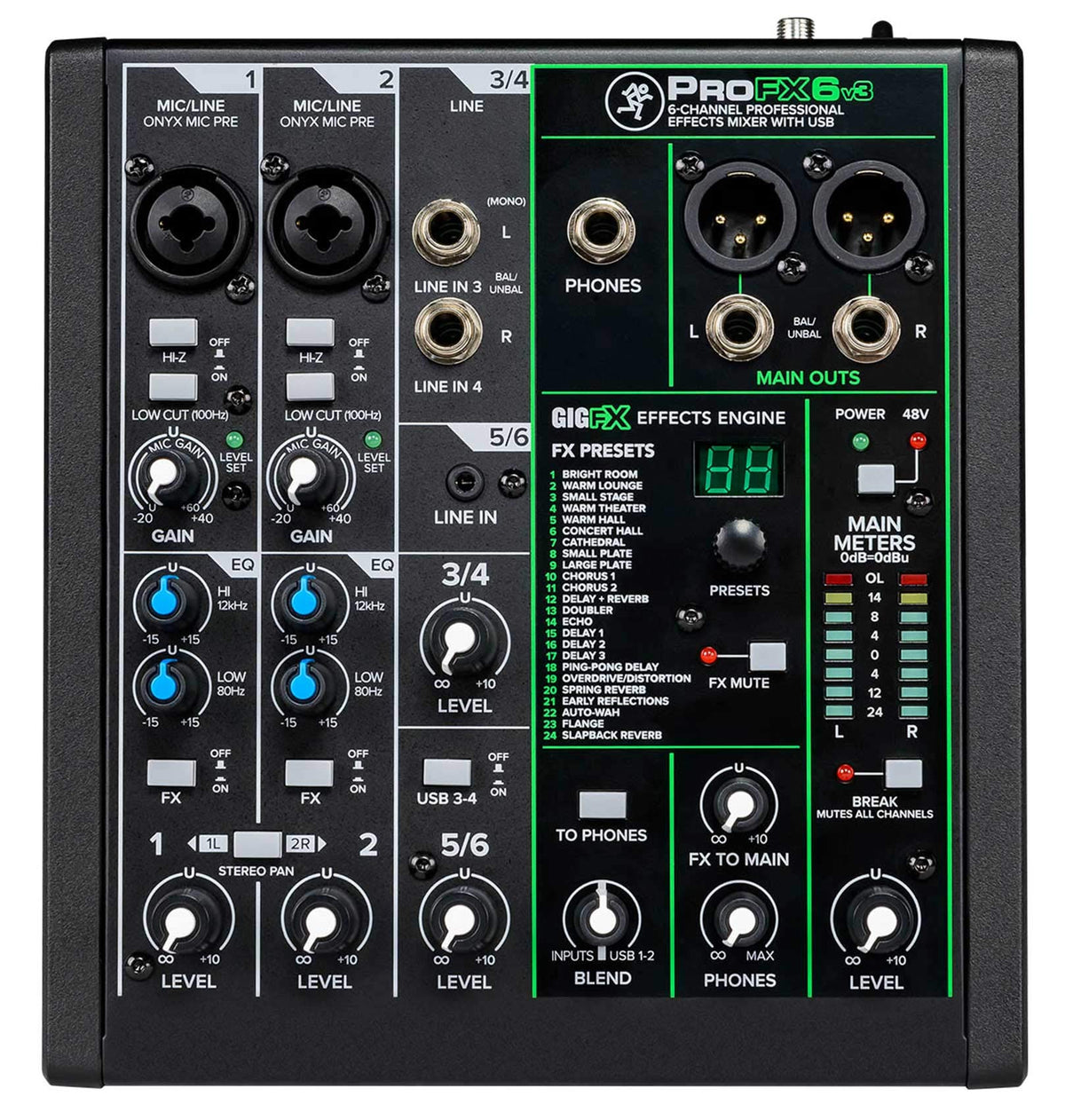 15" Active DJ Speaker Pair with Mixer U6557