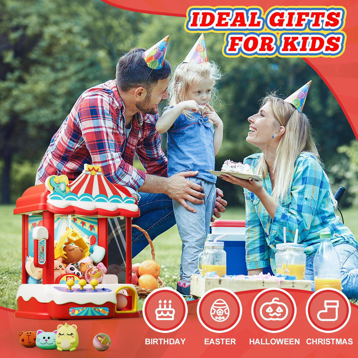 Claw Machine with 30 Mini Prizes A144448