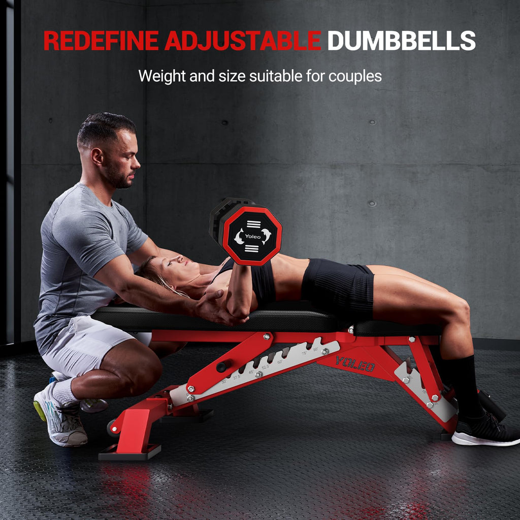 Adjustable Dumbbell Set 10/15/20/25 lb R240730