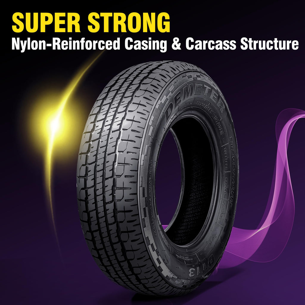 4 Radial Trailer Tires 205/75R15 8 Ply J511
