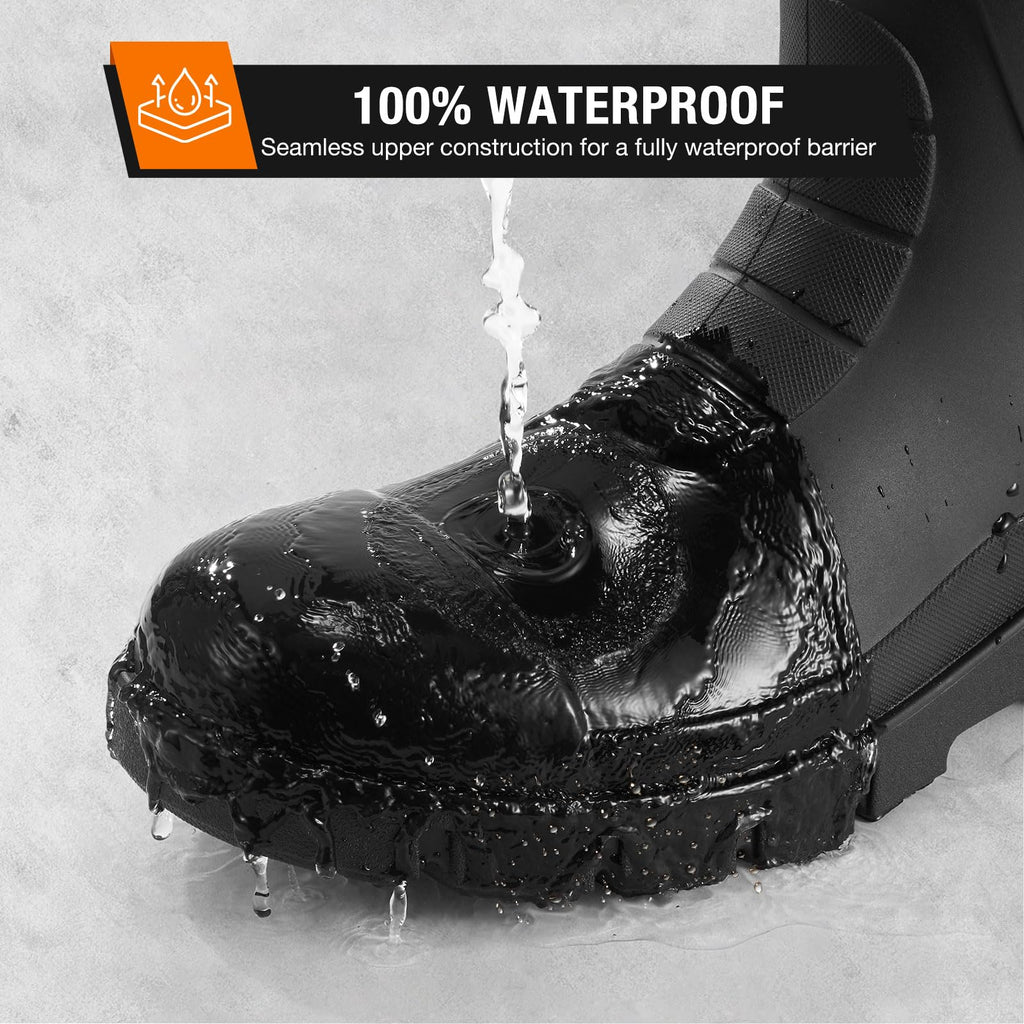 Men's Steel Toe Waterproof Rubber Boots H886663