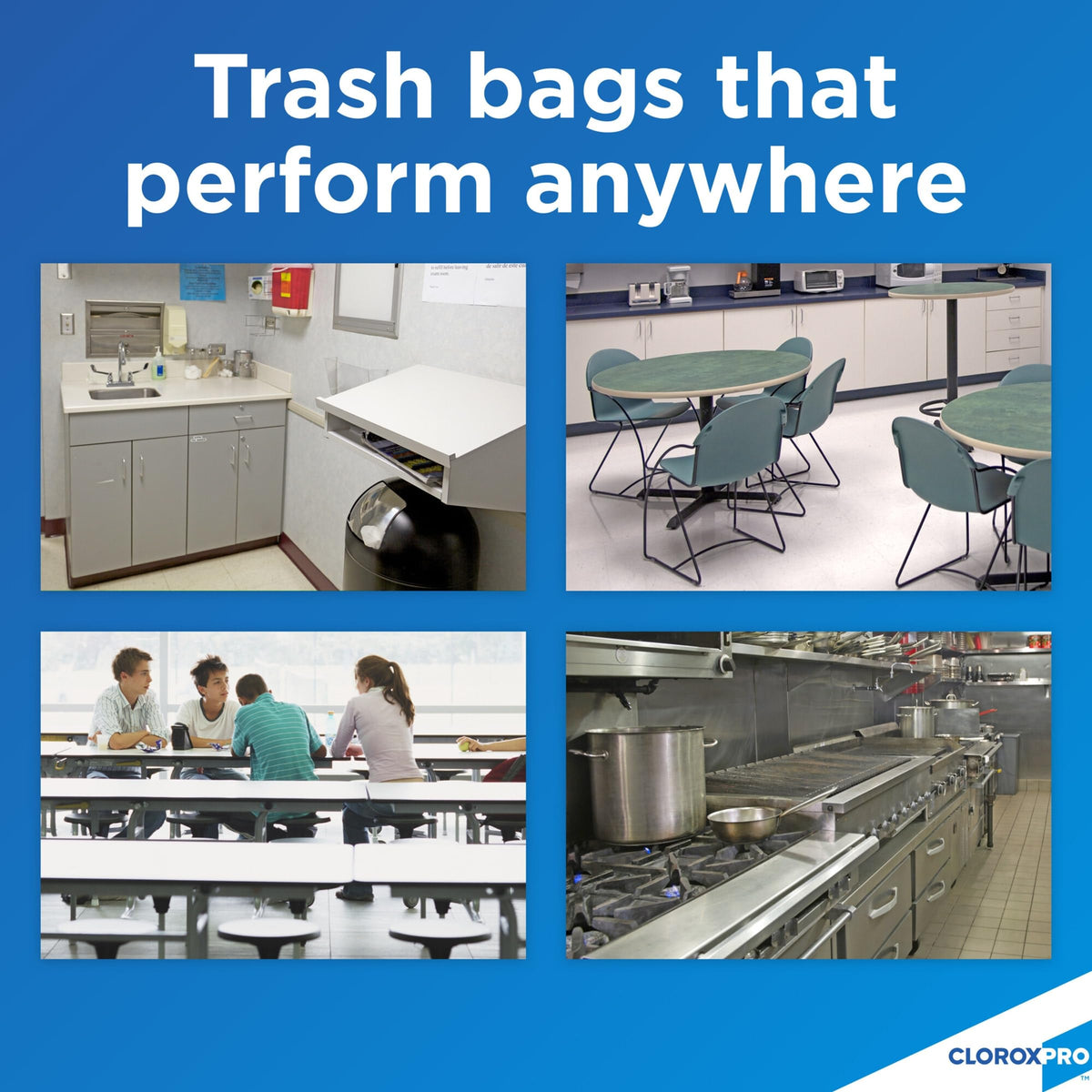 13 Gallon Tall Kitchen Trash Bags, 200 Count H131765