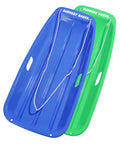 Kids Plastic Snow Sled with Pull Rope and Handles L9059