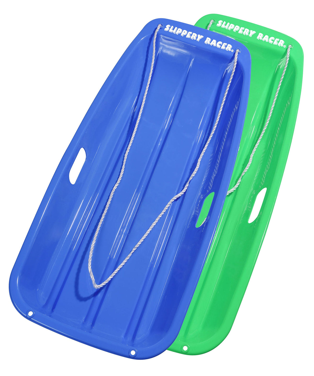 Kids Plastic Snow Sled with Pull Rope and Handles L9059