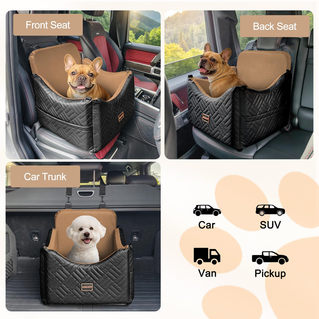 Waterproof PU Leather Dog Car Seat with Safety Belt A516