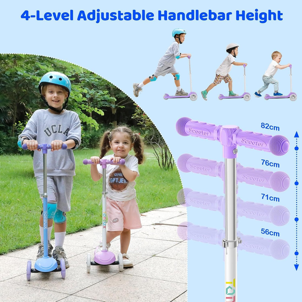 Kids 3-Wheel Scooter with Light-Up Wheels N23703