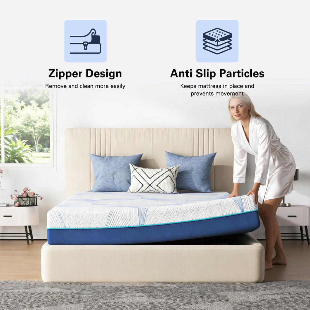 6 Inch Twin Gel Memory Foam Mattress L549