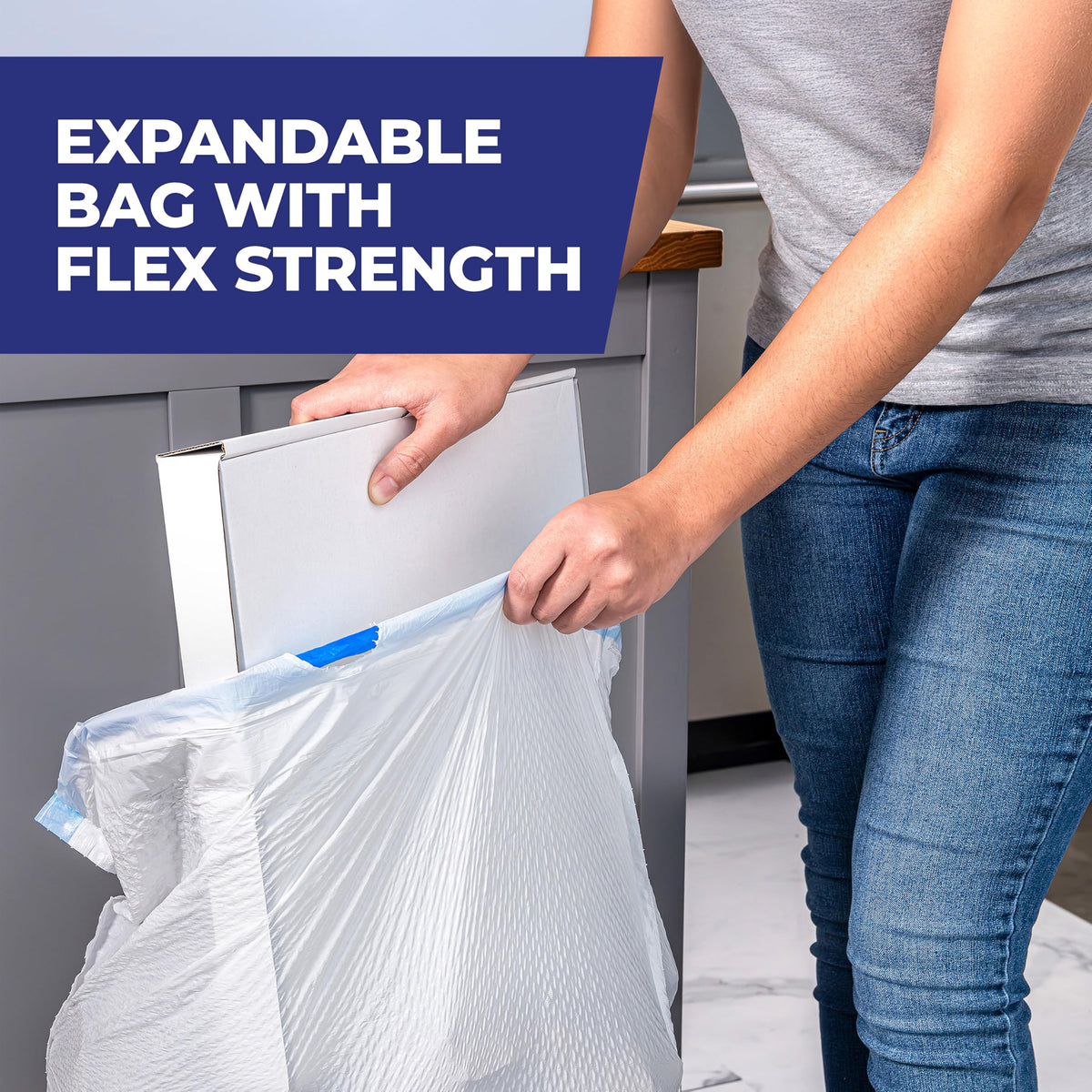 13 Gal Lavender Vanilla Kitchen Trash Bags Z550