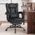 Black Ergonomic Office Chair with Foot Rest Z570