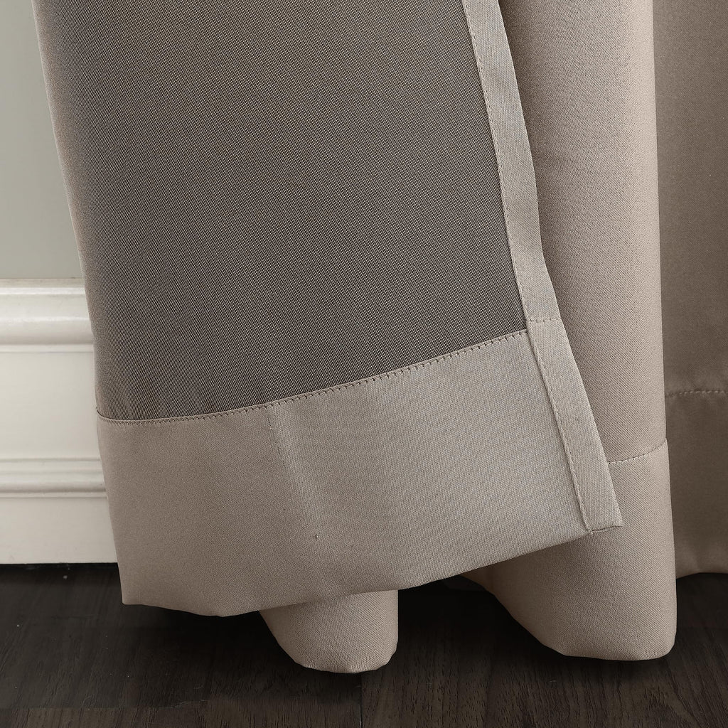 Energy Efficient Grommet Curtain Panel, 100" x 84", Stone X417